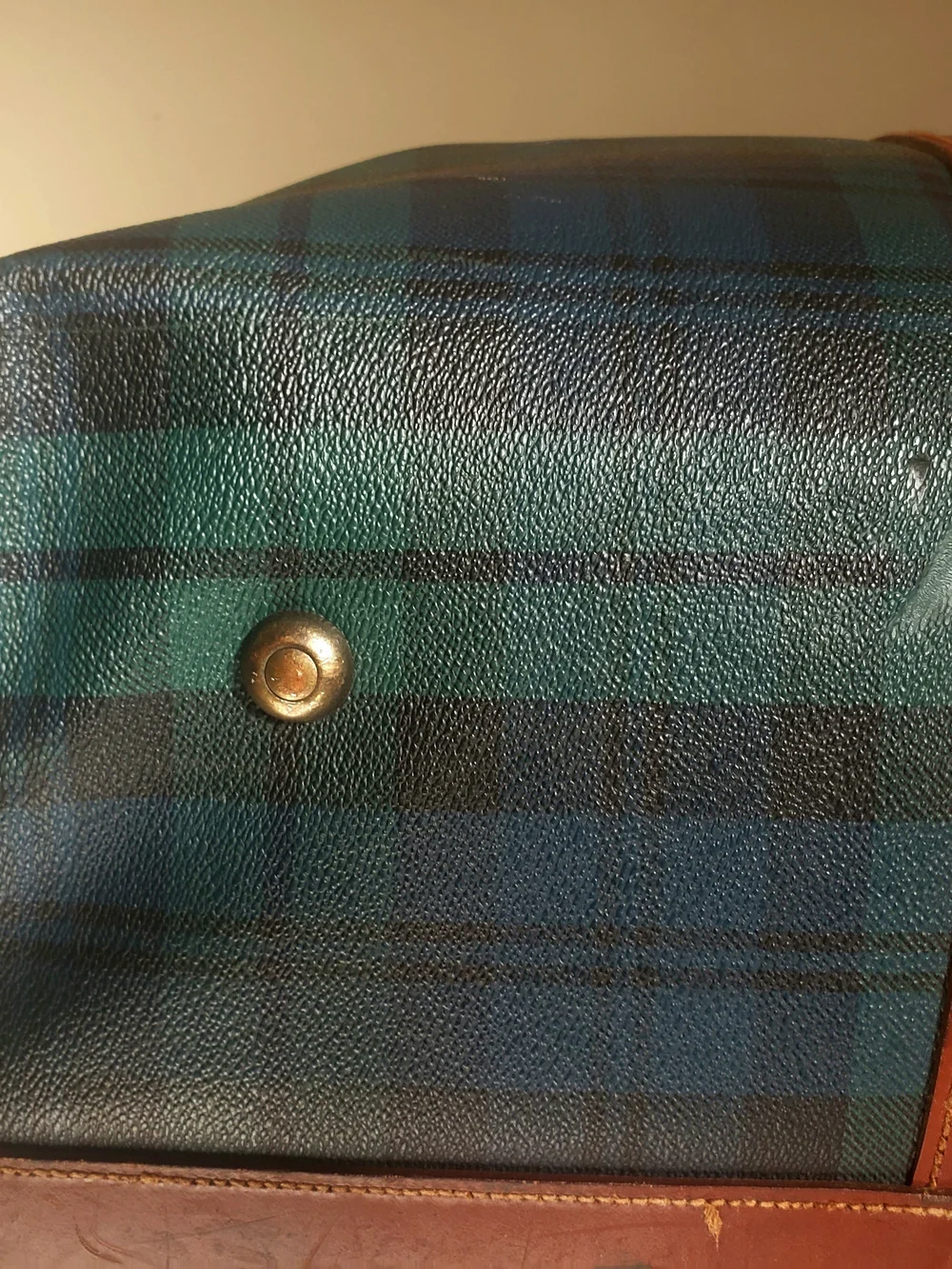 Vintage Polo Ralph Lauren Cult Collector Blackwatch Plaid Week-Away Duffel